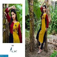 Gallberry gardenia vol-2 Wholesale ready made long kurtis